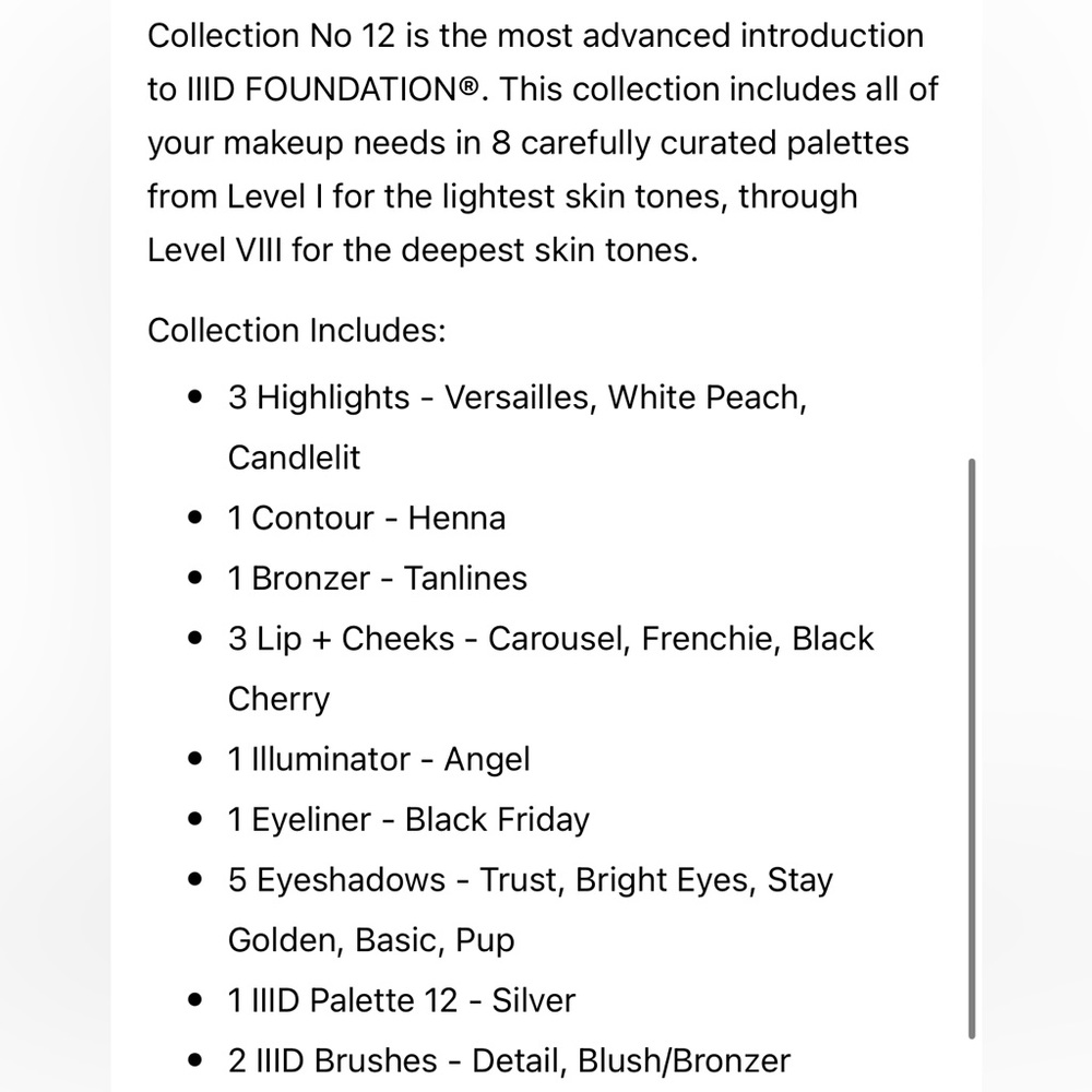 SEINT Level I - Collection No. 12 Preset Cream Palette - Picture 2 of 15